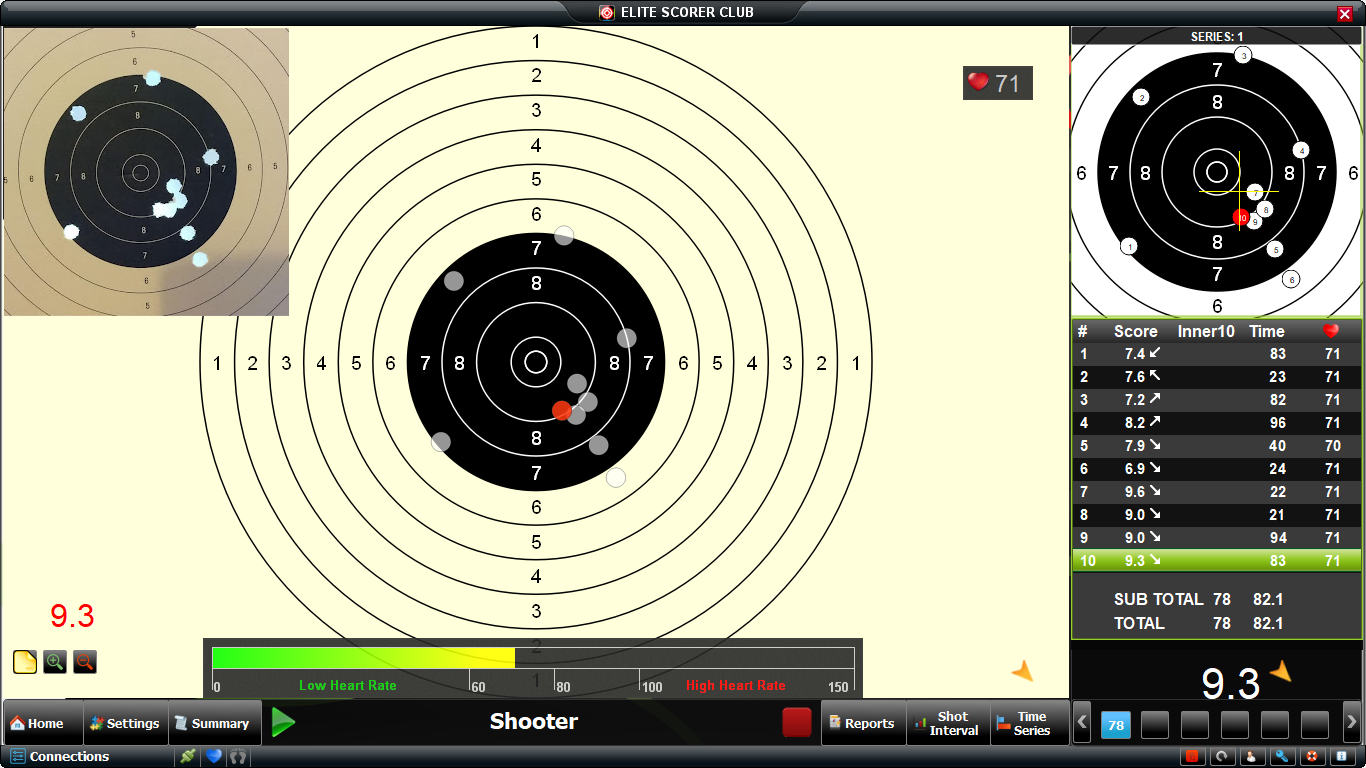 Accurate Electronic Target